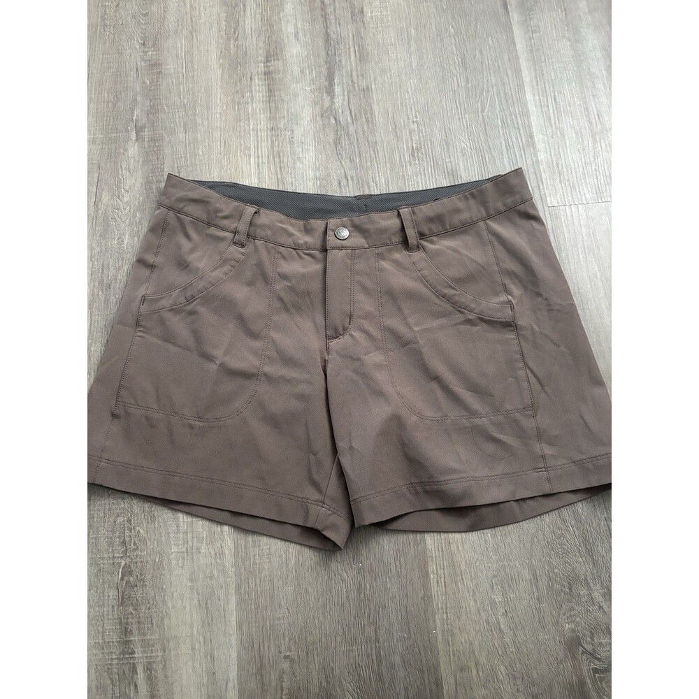 Patagonia Women's Quandary 5” Inseam Brown Hiking Shorts Pockets Size 8